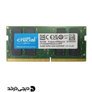 RAM CRUCIAL 32GB 3200 DDR4 STOCK