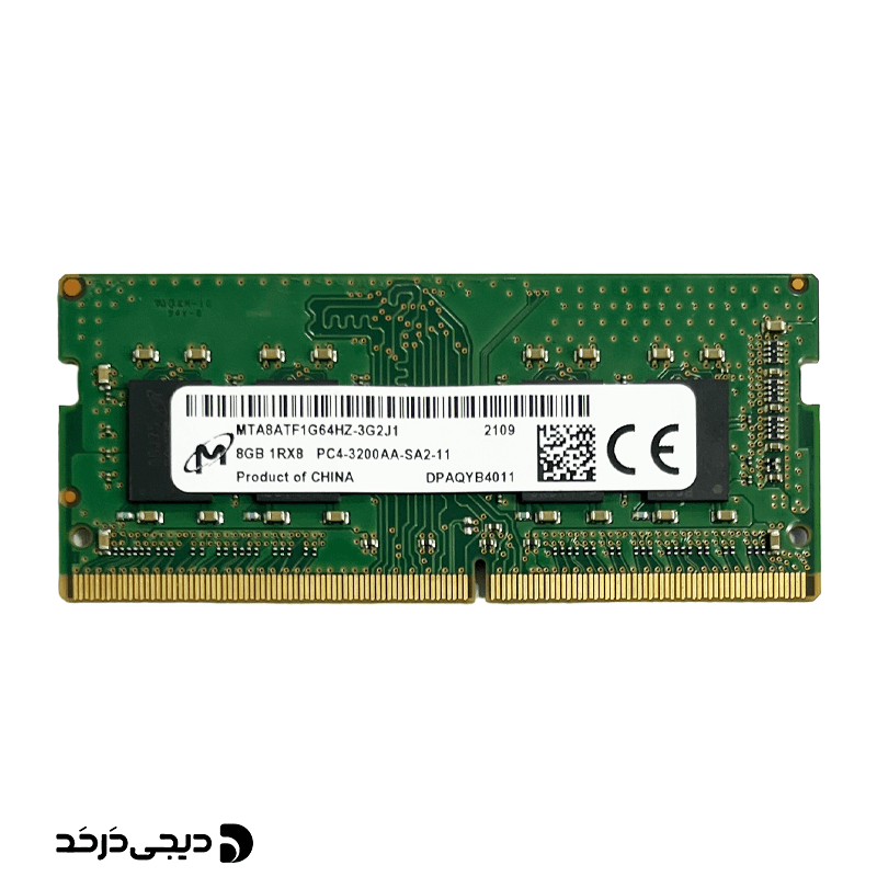 رم لپ تاپ RAM MICRON 8GB 3200DDR4 STOCK