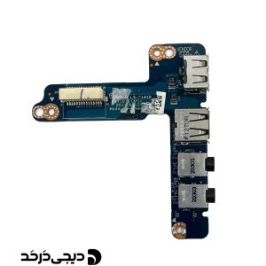 برد یو اس بی و جک صدا لپ تاپ DAUGHTER BOARD USB AUX DELL INSPIRON MINI 1121 REV 0.1 FRONT