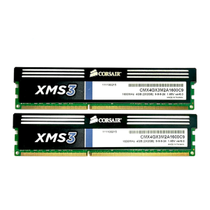 رم کامپیوتر RAM CORSAIR DUAL 4GB(2*2GB) 1600 DDR3 STOCK