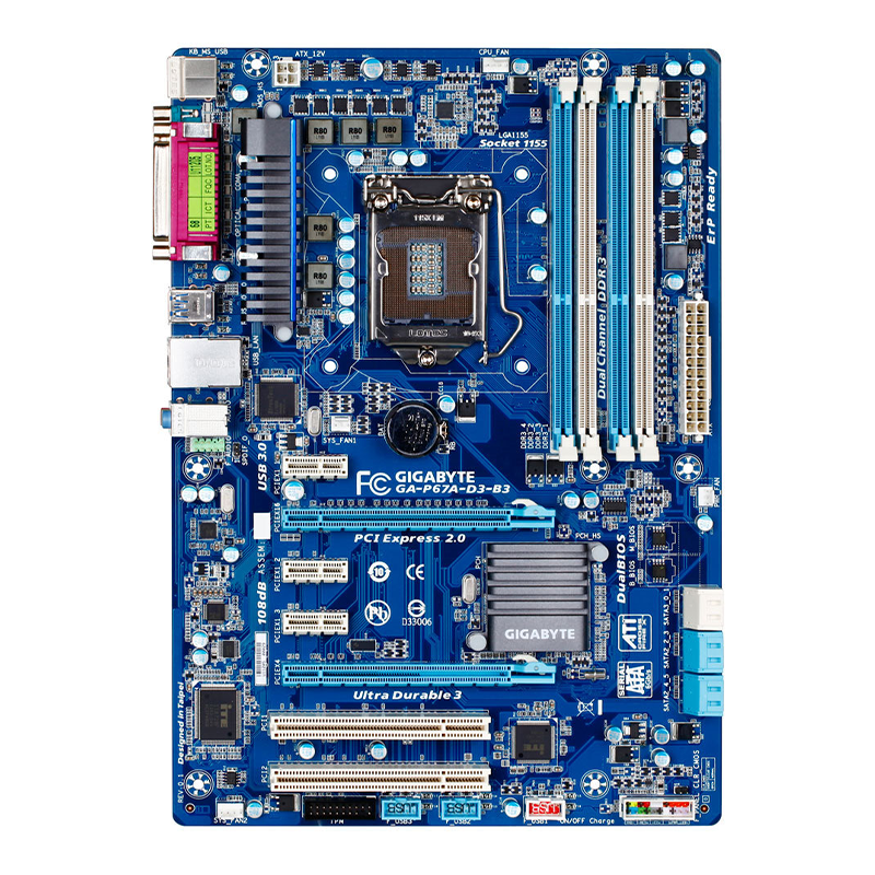 مادربرد MB GIGABYTE GA-P67A-D3-B3 STOCK