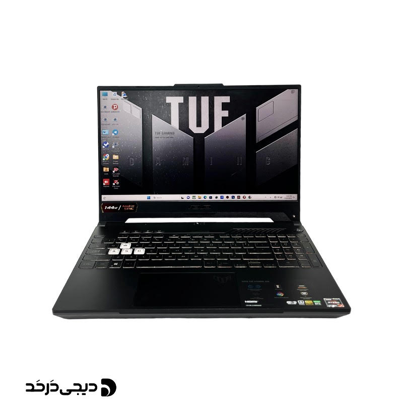 لپ تاپ ایسوسASUS TUFGAMING A15 FA507RE RAYZEN 7 6800H/8GB DDR5/512GB SSD/RTX3050TI 4GB
