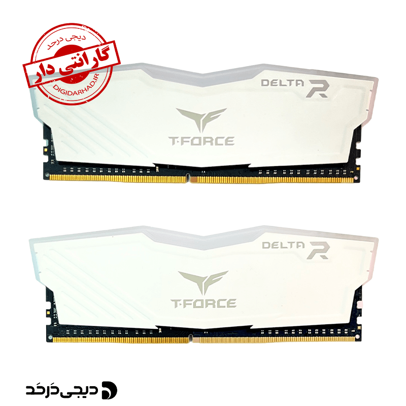 رم کامپیوتر RAM COMPUTER TEAMGROUP T.FORCE DELTA.R 16GB 3200 DDR4