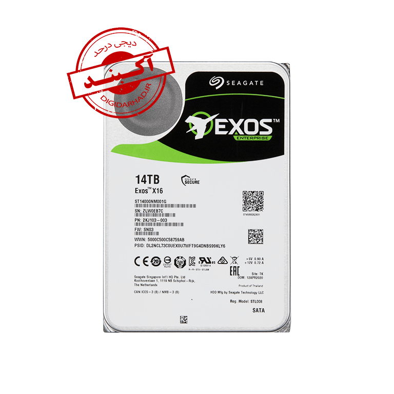 هارد دیسک HARD DISK SEAGATE EXOS 14TB