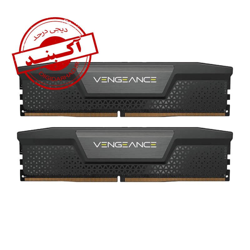 رم کامپیوتر گارانتی RAM CORSAIR VENGEANCE 64GB 5600 DDR5 PG