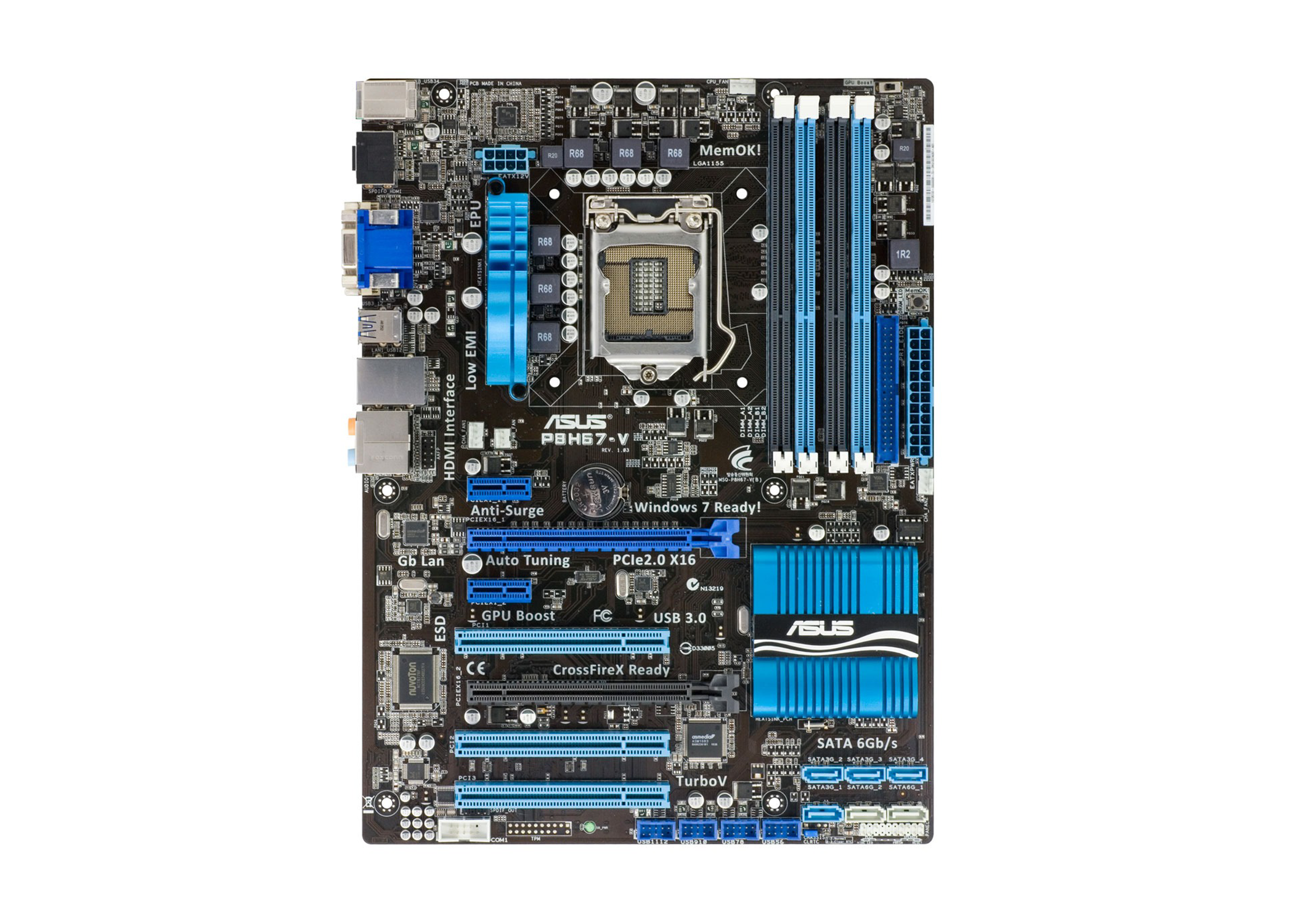 MB ASUS P8H67-V STOCK